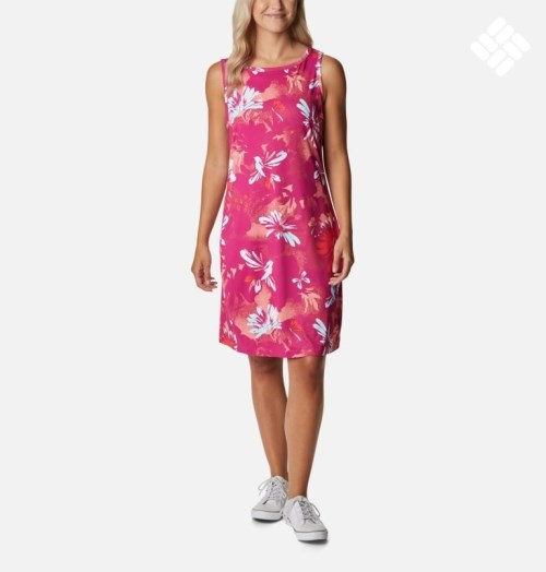 Women's Columbia Chill River Printed Dress Flower | CA-K3L4A