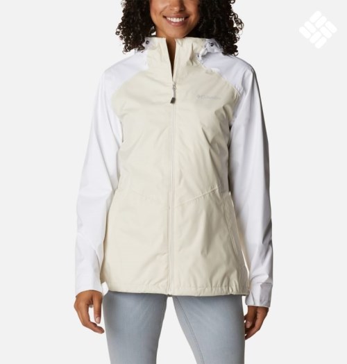 Women's Columbia Inner Limits II Jackets Cream / White | CA-B58A6