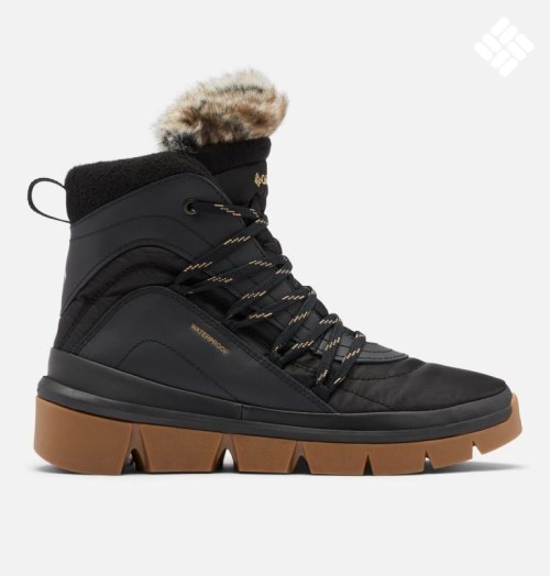 Women's Columbia Keetley Omni-Heat Infinity Shorty Boots Black | CA-C8CL0