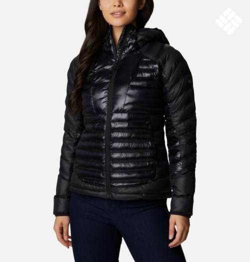 Women's Columbia Labyrinth Loop Omni-Heat Infinity Hooded Insulated Jackets Black | CA-L6L85