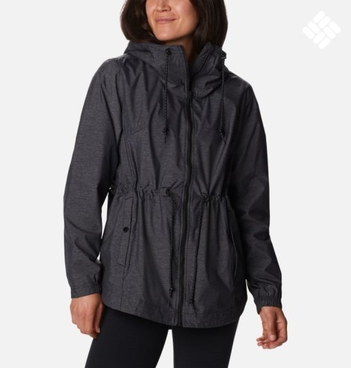 Women's Columbia Lillian Ridge Shell Jackets Black | CA-VL364