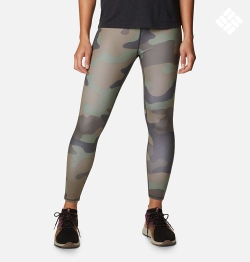 Women's Columbia Lodge Print 7/8 Tight Camo | CA-S34L8