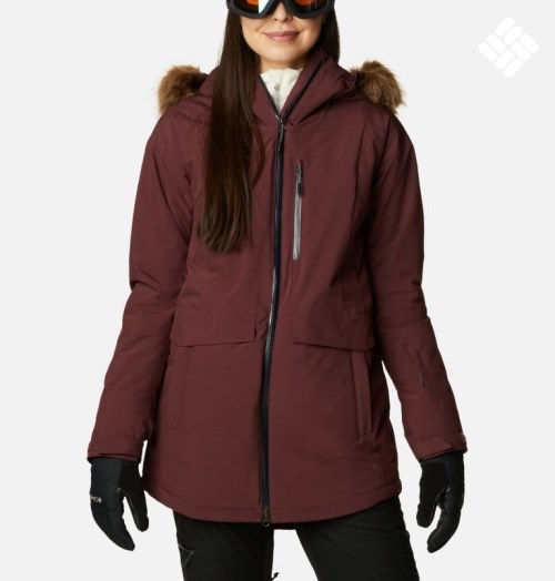 Women's Columbia Mount Bindo II Omni-Heat Infinity Insulated Jackets Burgundy | CA-M013L