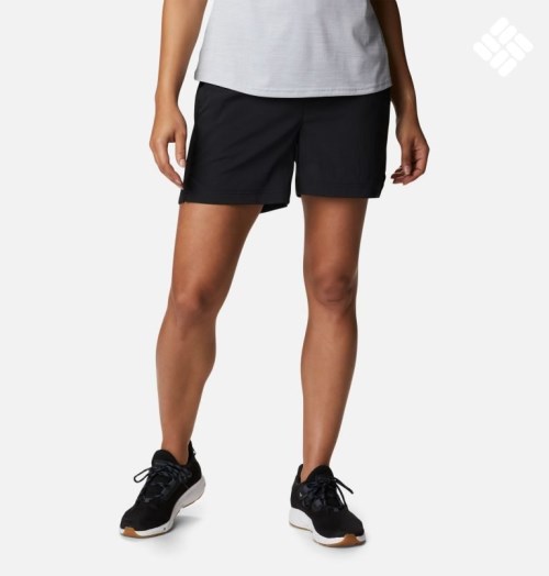 Women's Columbia On The Go Shorts Black | CA-B35AC