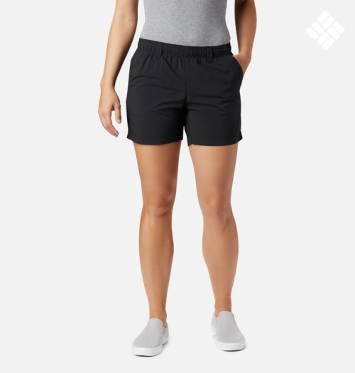 Women's Columbia PFG Backcast Water Shorts Black | CA-C4563