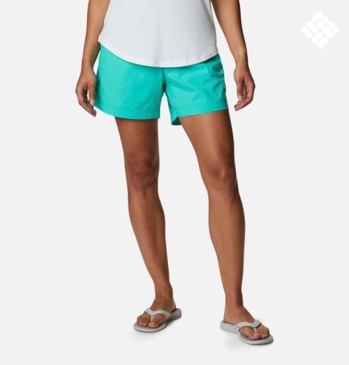 Women's Columbia PFG Backcast Water Shorts Turquoise | CA-H5603