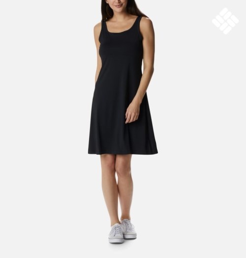 Women's Columbia PFG Freezer III Dress Black | CA-R54A0