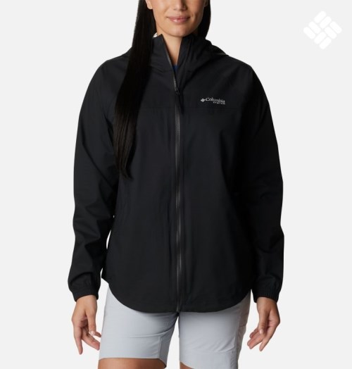 Women's Columbia PFG Skiff Guide Jackets Black | CA-H643L