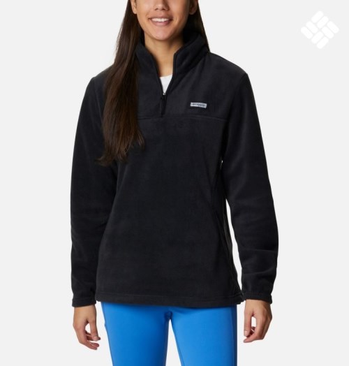 Women's Columbia PFG Slack Water Fleece Sweatshirts Black | CA-OL6C3