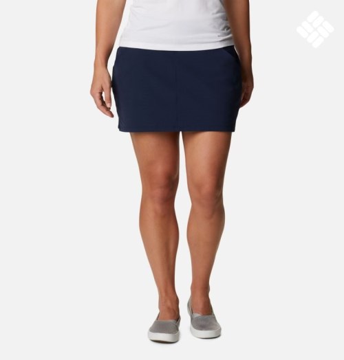 Women's Columbia PFG Sun Drifter Woven Skorts Navy | CA-CC3L4