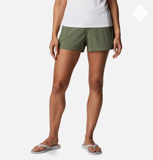 Women's Columbia PFG Tidal II Shorts Olive | CA-PC645