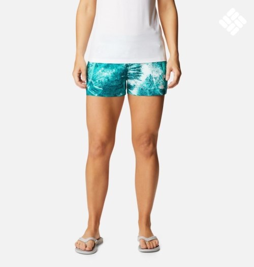 Women's Columbia PFG Tidal II Shorts Turquoise | CA-E3608
