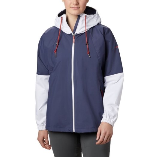 Women's Columbia Park Jackets Navy | CA-WLC81