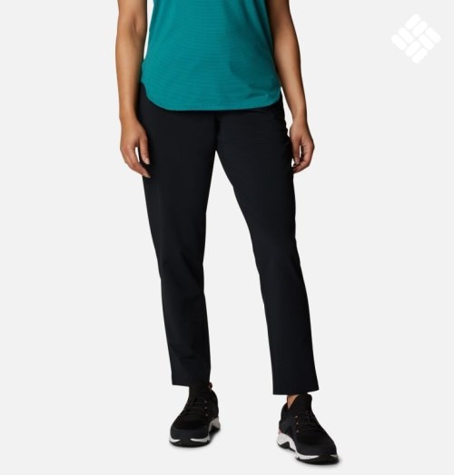 Women's Columbia Pleasant Creek Core Pants Black | CA-L03LA