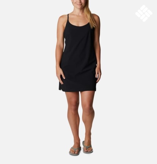 Women's Columbia Pleasant Creek Stretch Dress Black | CA-M14CL