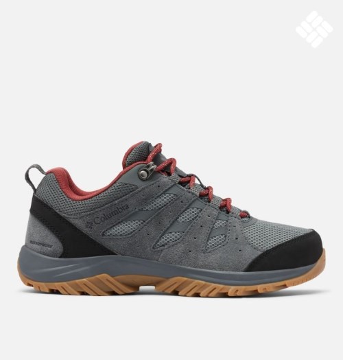 Women's Columbia Redmond III Waterproof Hiking Shoes Dark Grey | CA-GLC84