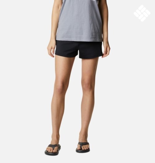 Women's Columbia Sandy Creek Stretch Shorts Black | CA-R0645