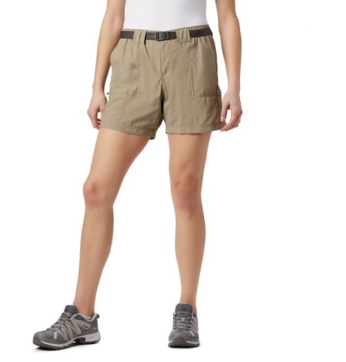 Women's Columbia Sandy River Cargo Shorts Khaki | CA-G38L0