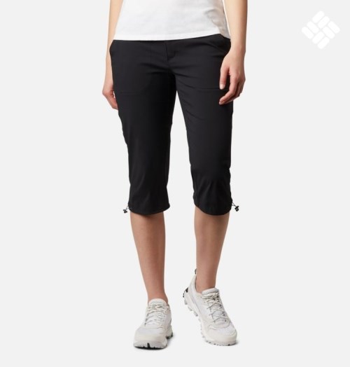 Women's Columbia Saturday Trail II Knee Pants Black | CA-T4561