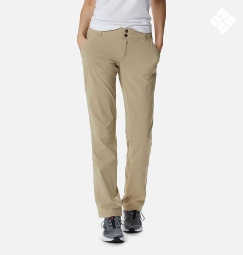 Women's Columbia Saturday Trail Stretch Pants Khaki | CA-S315A