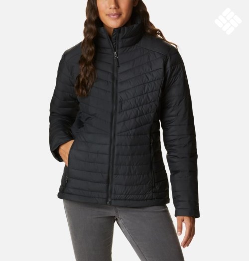 Women's Columbia Slope Edge Jackets Black | CA-D8431