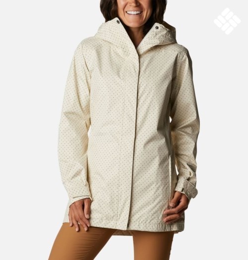 Women's Columbia Splash A Little II Jackets Cream | CA-T6A0C