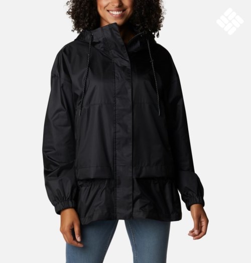 Women's Columbia Splash Side Shortie Jackets Black | CA-KA4C6