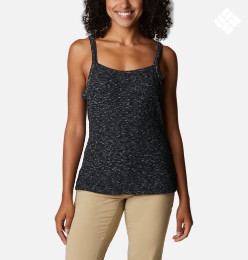 Women's Columbia Stanley Park Tanks Black | CA-YCL15