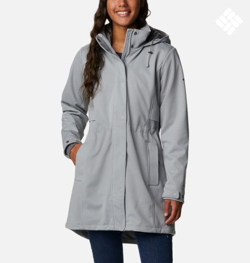 Women's Columbia Stone Meadow Jackets Grey | CA-S45AC