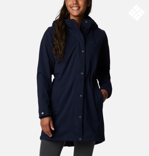 Women's Columbia Stone Meadow Jackets Navy | CA-HA618