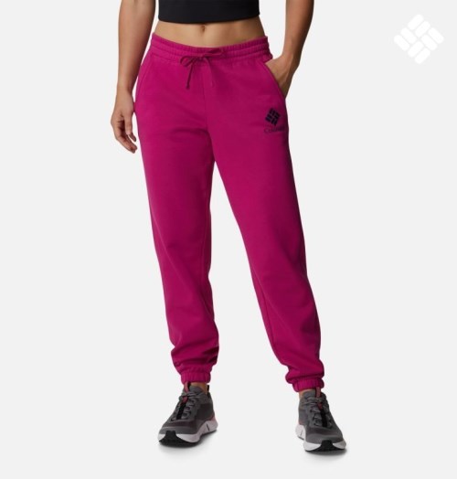 Women's Columbia Trek Jogger Fuchsia | CA-I3C14
