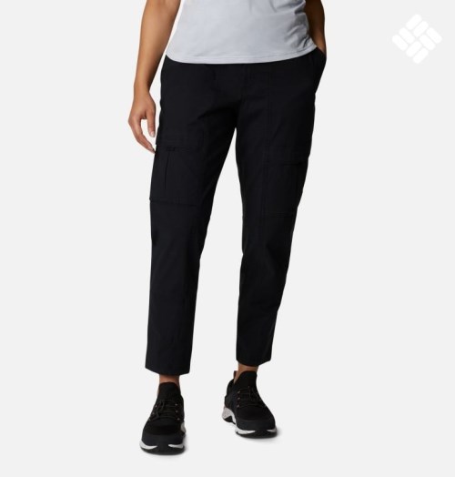Women's Columbia Wallowa Cargo Pants Black | CA-R31CA