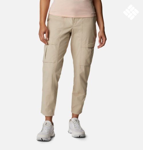 Women's Columbia Wallowa Cargo Pants Khaki | CA-N6513