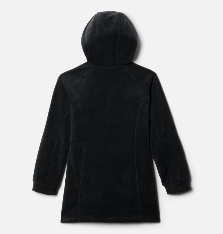 Kids' Columbia Benton Long Fleece Hoodie Black | CA-YC68L