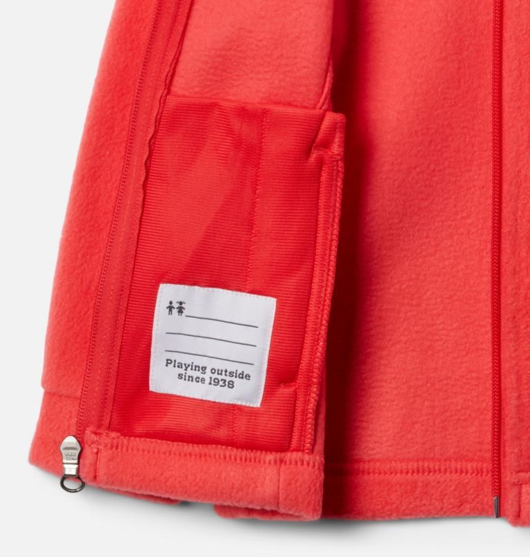 Kids' Columbia Benton Springs Fleece Jackets Red | CA-D3640