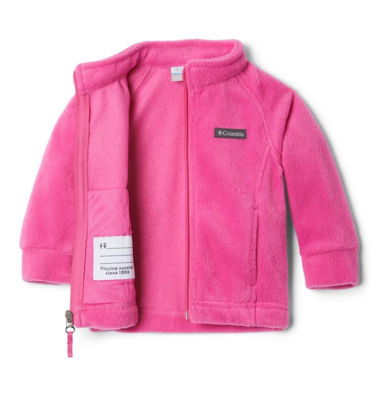 Kids' Columbia Benton Springs Fleece Jackets Pink | CA-RC561