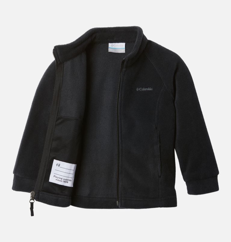 Kids' Columbia Benton Springs Fleece Jackets Black | CA-T410L