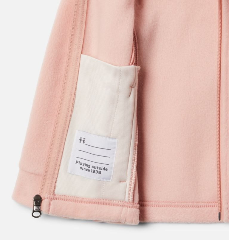 Kids' Columbia Benton Springs Fleece Jackets Pink | CA-VC53L