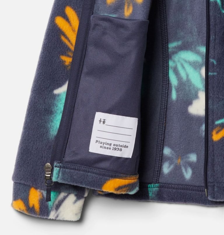 Kids' Columbia Benton Springs II Printed Fleece Jackets Flower | CA-V18AC