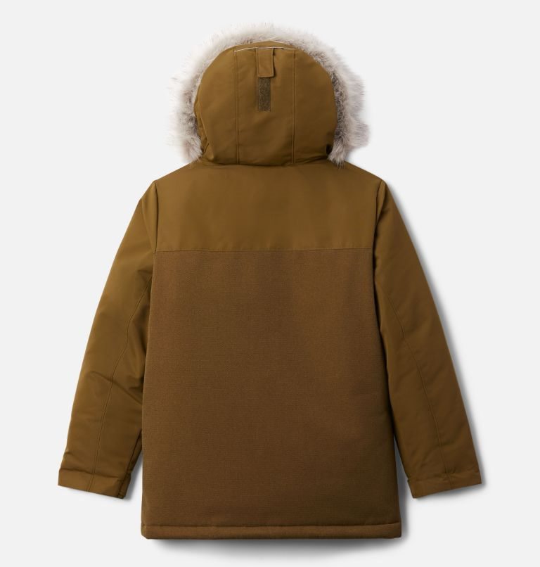 Kids' Columbia Boundary Bay Down Jackets Brown | CA-H368L