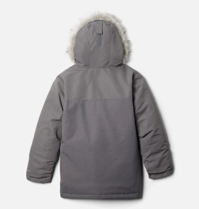 Kids' Columbia Boundary Bay Down Jackets Grey | CA-N5A34