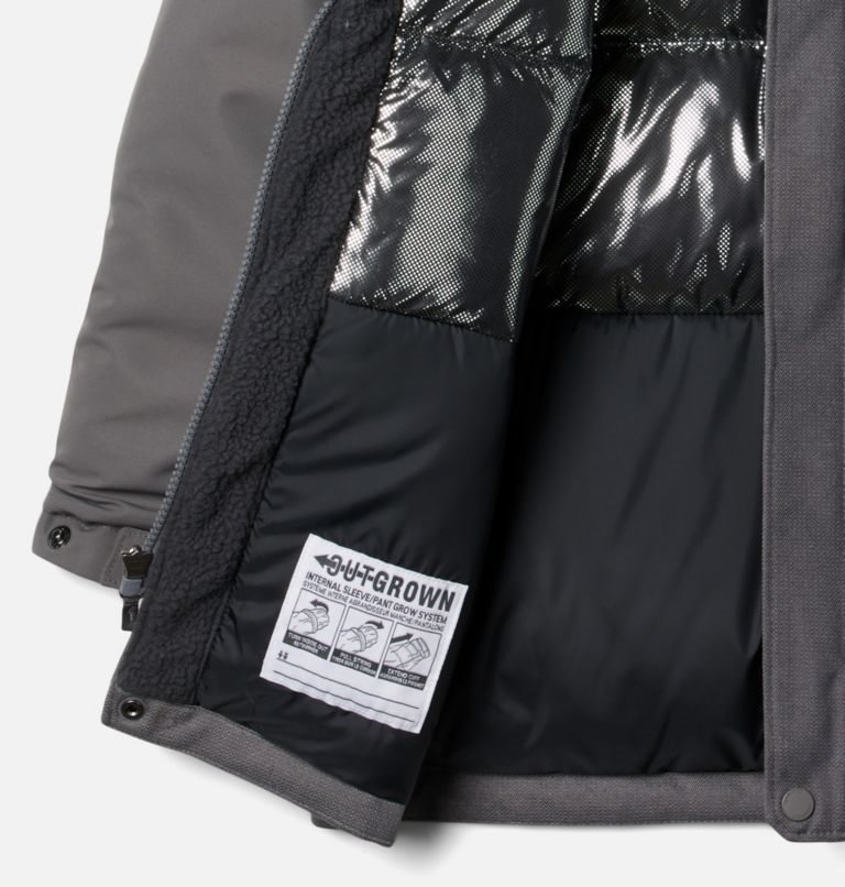Kids' Columbia Boundary Bay Down Jackets Grey | CA-N5A34