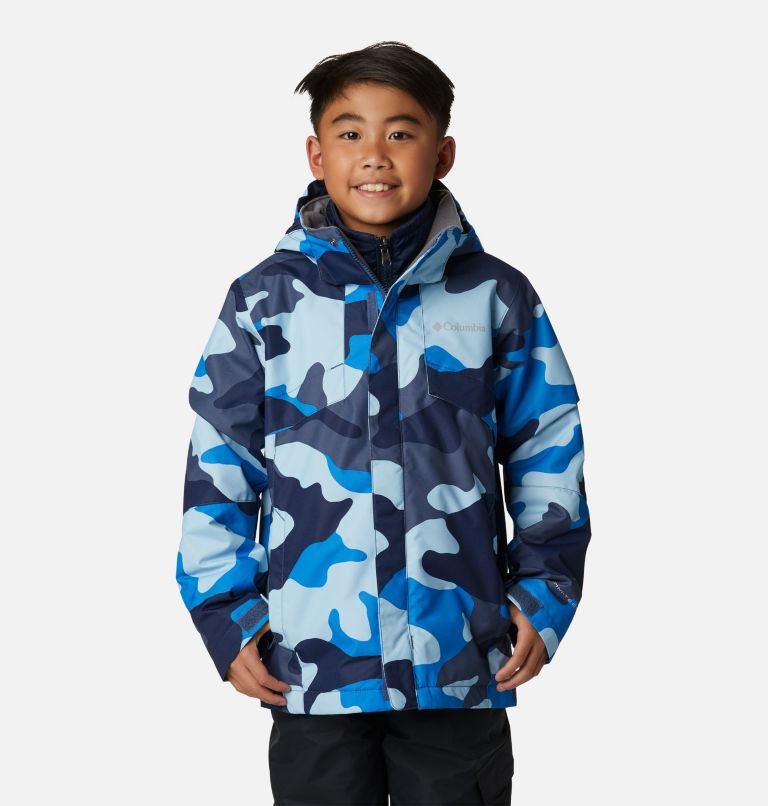 Kids\' Columbia Bugaboo II Interchange Fleece Jackets Camo | CA-CA0L4