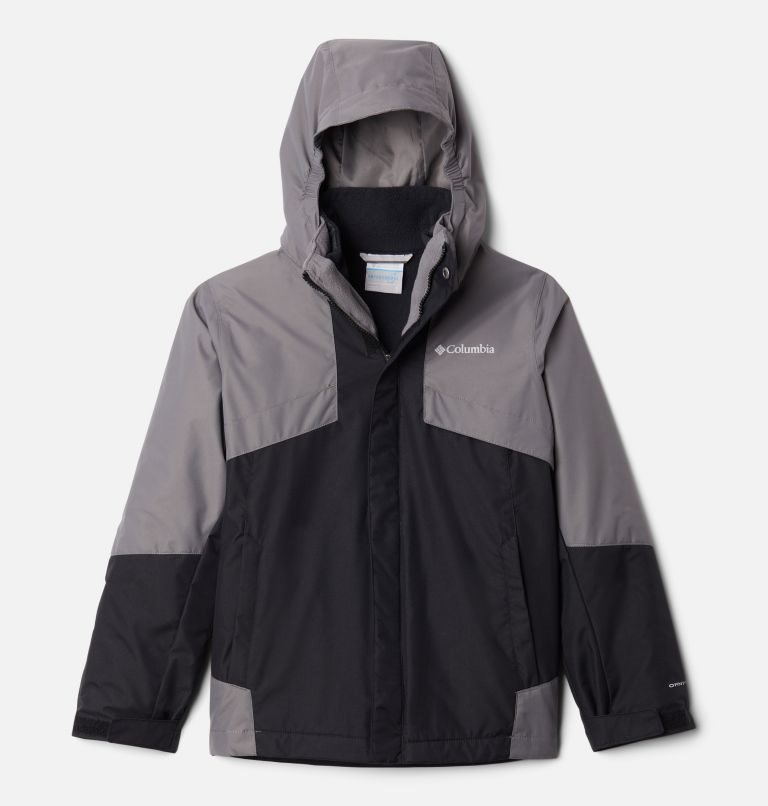 Kids\' Columbia Bugaboo II Interchange Fleece Jackets Grey / Black | CA-NL640
