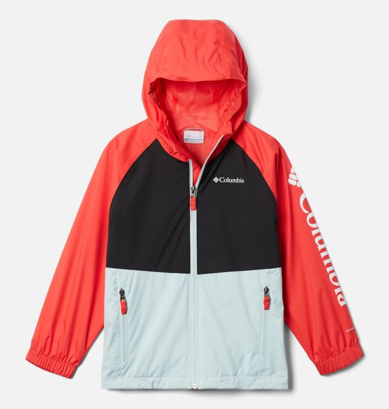 Kids\' Columbia Dalby Springs Jackets Red / Black / White | CA-H108A