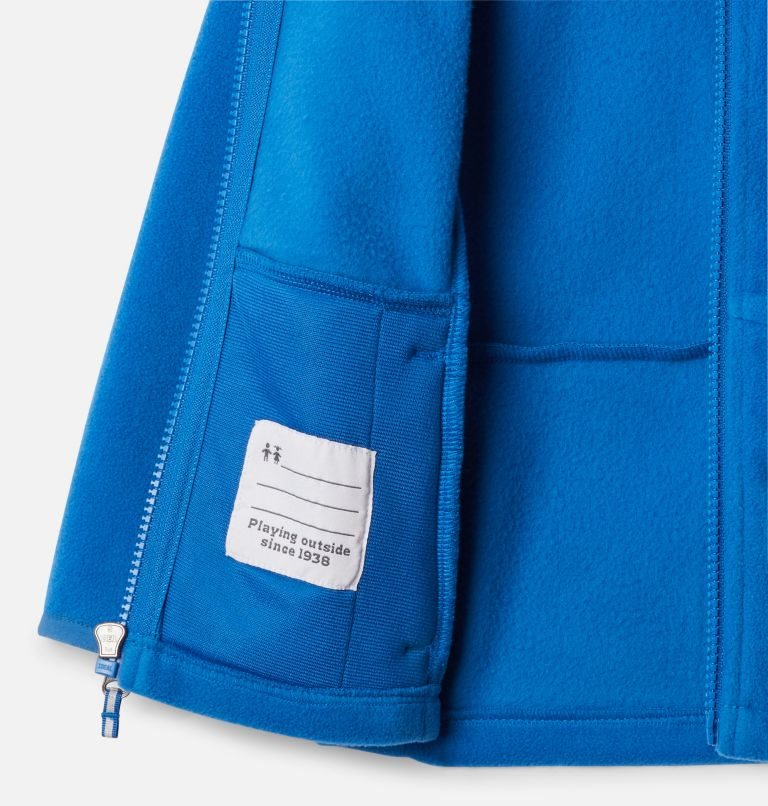 Kids' Columbia Fast Trek II Fleece Hoodie Blue | CA-HL304
