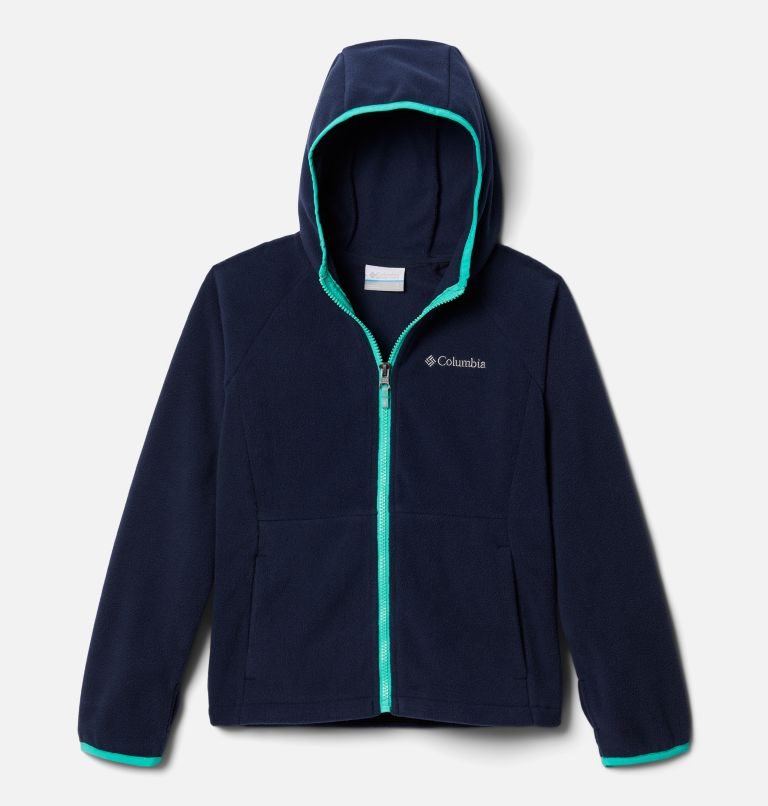 Kids\' Columbia Fast Trek II Full Zip Fleece Jackets Black | CA-GL061