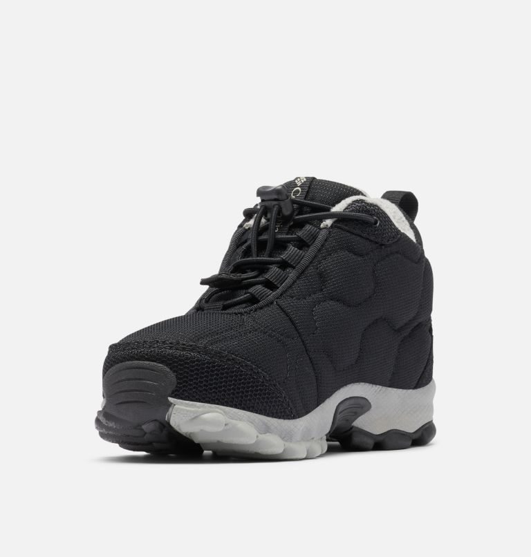 Kids' Columbia Firecamp Mid Waterproof Sneakers Black | CA-A4A16