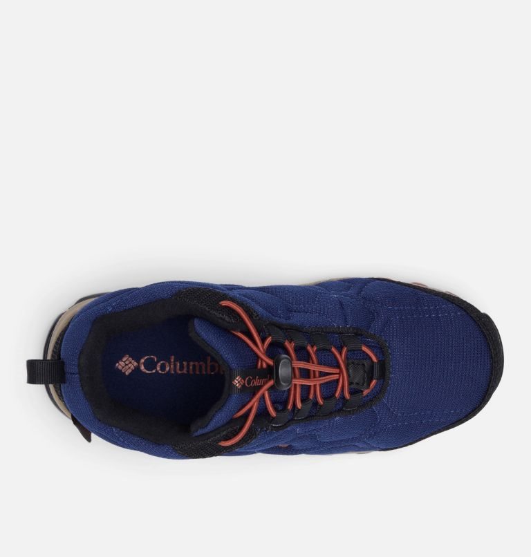 Kids' Columbia Firecamp Mid Waterproof Sneakers Navy | CA-H4061