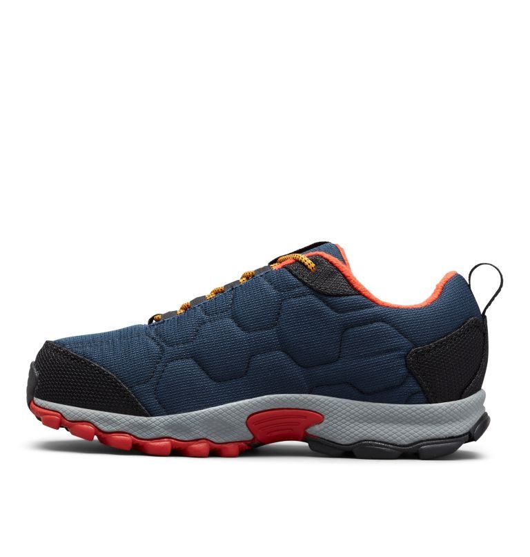 Kids' Columbia Firecamp Sledder 3 Waterproof Sneakers Navy | CA-Q435A